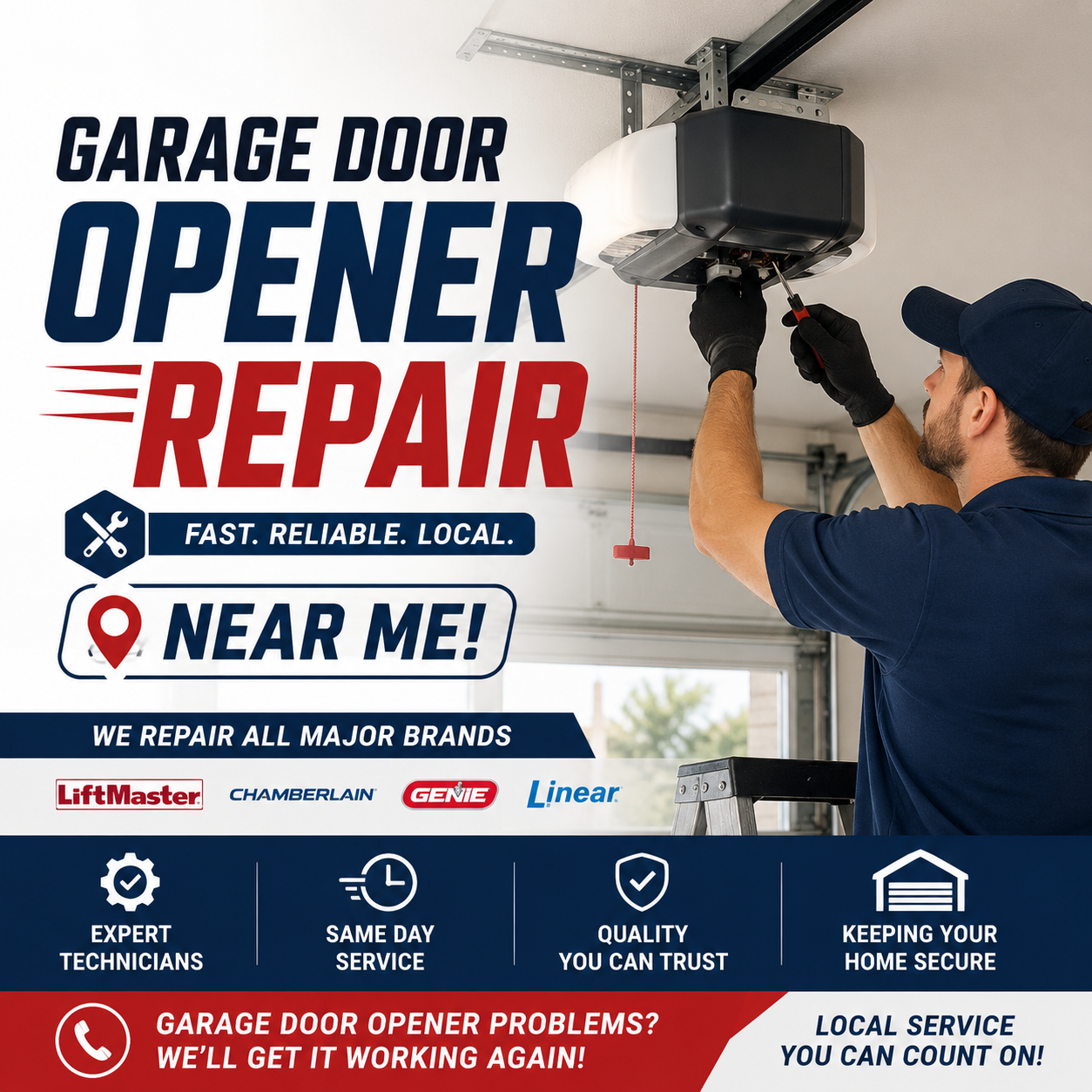 repair opener garage door